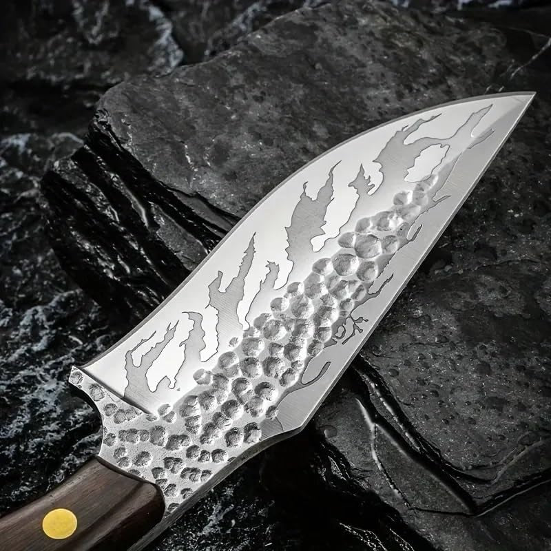 meat-cleaver-stainless-steel-handmade-forge-boning-knife-kitchen-chef-knife-butcher-knives-wooden-handle
