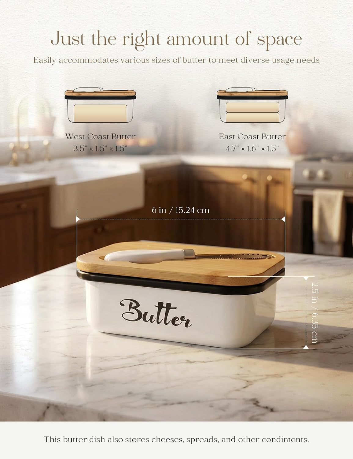 metal-butter-dish-with-lid-silicone-seal-for-countertop-white-with-knife-suitable-capacity-great-sealing-home-decor-kitchen-gift-housewarming-gift