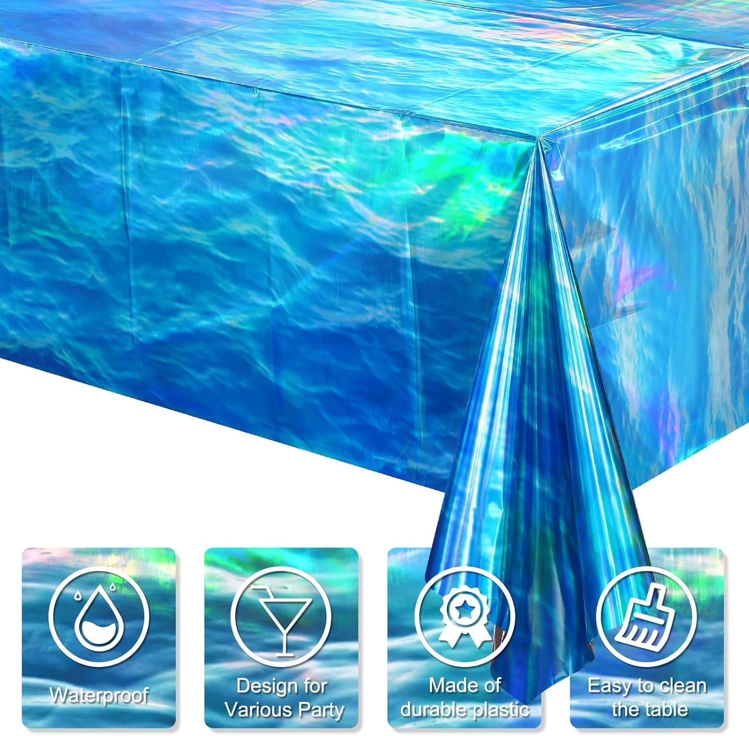 3pcs-54-x-108-inch-iridescent-ocean-waves-plastic-tablecloths-disposable-blue-table-cloth-rectangle-table-covers-for-under-the-sea-beach-pool-party-birthday-party-decorations
