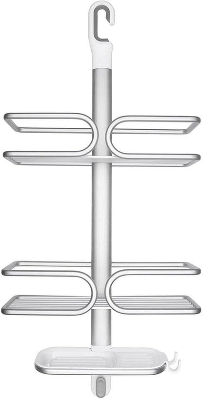 OXO Good Grips 3-Tier Aluminum Shower Caddy, Bathroom Organization9