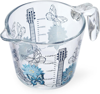 Glass Measuring Cup, Easy-Read Markings, Spout and Handle, Oven and Dishwasher Safe, 2 Cup6