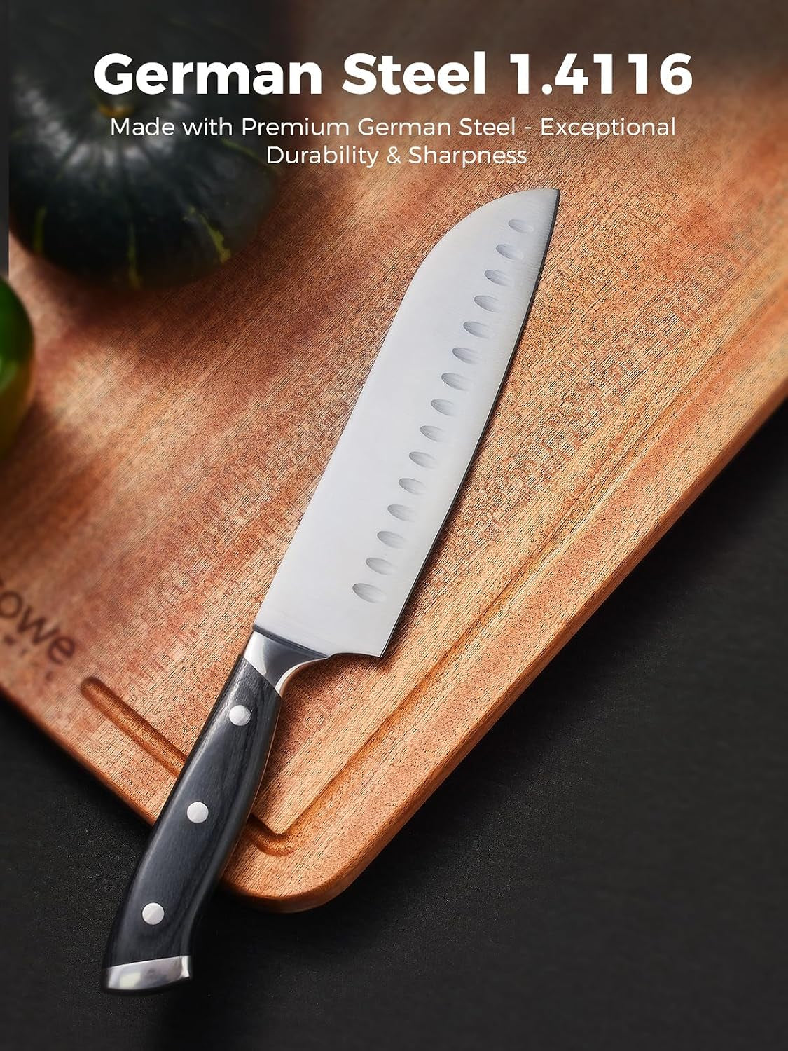 santoku-knife-7-inch-german-stainless-steel-blade-professional-chopping-knife-ergonomic-pakkawood-handle-2-year-warranty