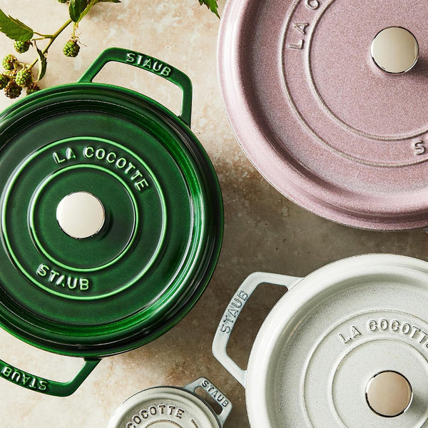 Staub Cast Iron Cocotte Made in France, 4-Qt, Basil6