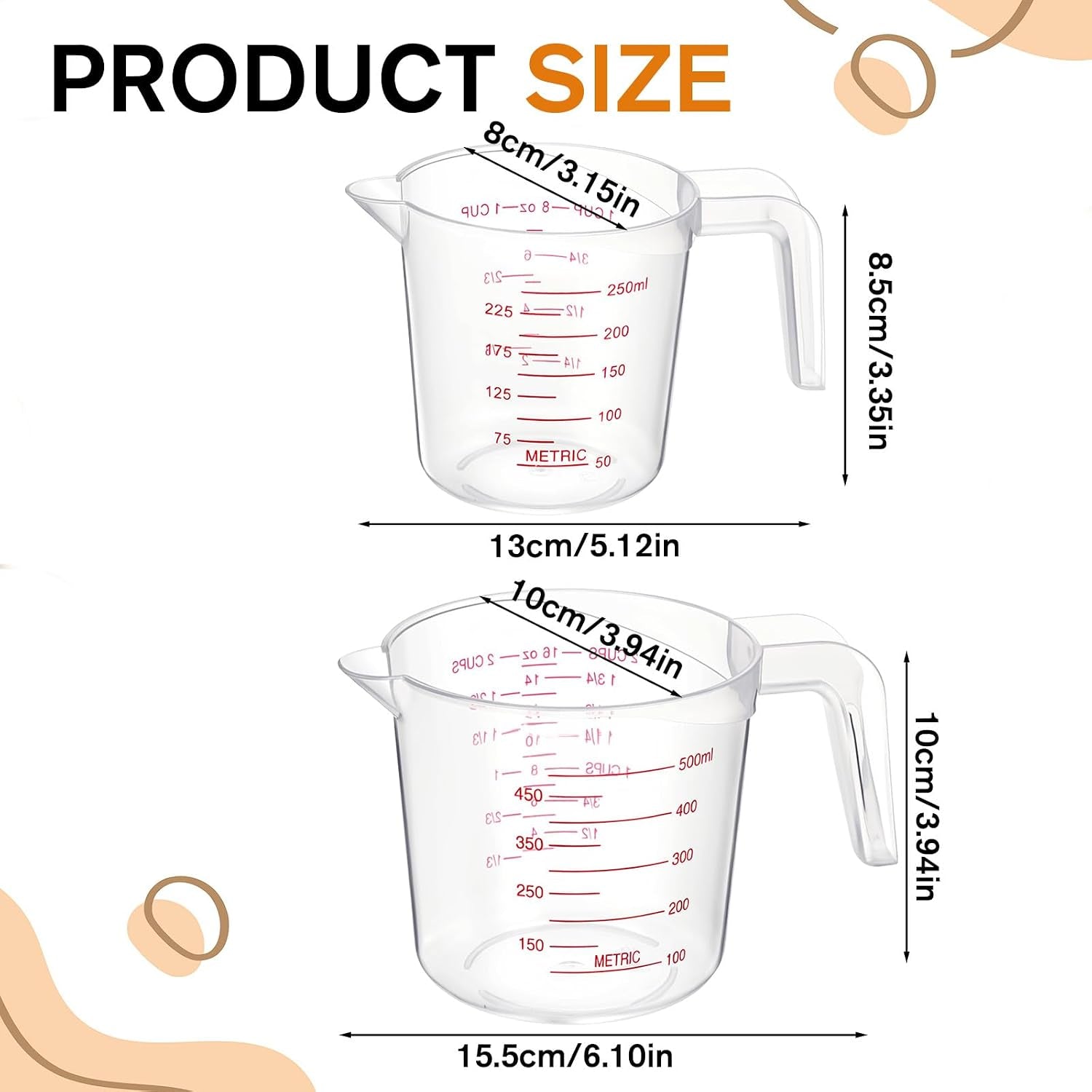 2-pack-measuring-cups-set-plastic-liquid-measuring-cups-250ml-1-cup-8-oz-500ml-2-cup-16-oz-clear-kitchen-tools-for-baking-cooking-mixing-measure