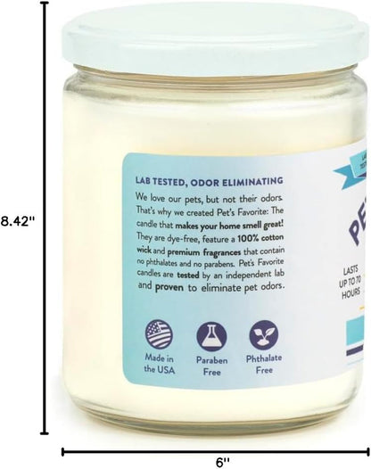 Fresh Laundry Pet Odor Eliminator Candle Pet Friendly, 1 Pack6