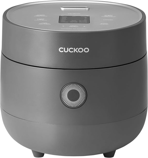 CUCKOO Micom Fuzzy Logic Rice Cooker, 12-Cup Cooked, Gray, CR-0675FG | 6-Cup Uncooked Capacity, Nonstick Inner Pot, 10 Cooking Modes, Quick White Rice in 28-36 Minutes, Auto Clean1