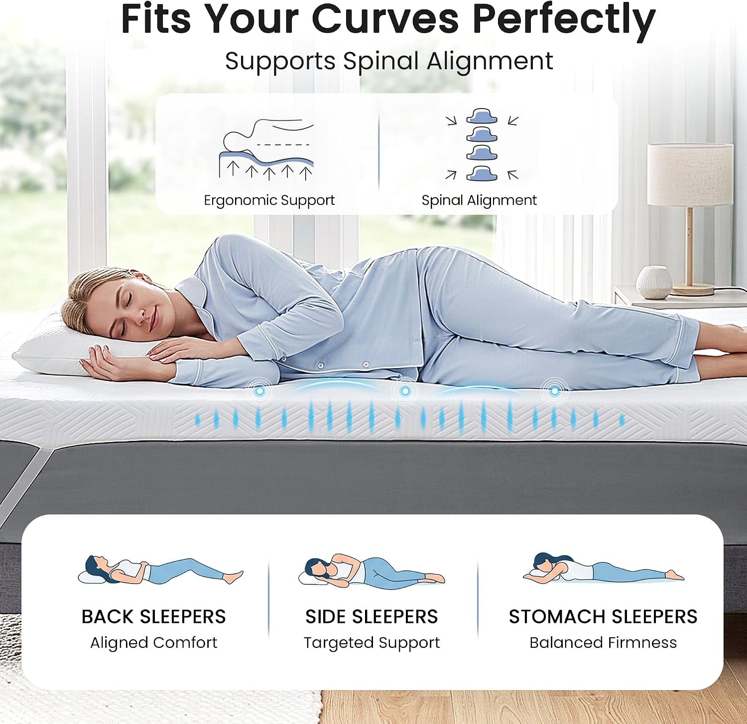 3-inch-gel-memory-foam-mattress-queen-size-white-ventilated-high-density-pad-for-back-pain-bed-mattress-with-wave-soft-cover-certipur-us-certified-removable-washable-cover