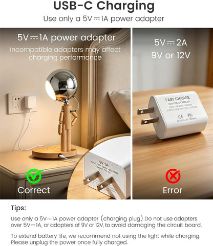 Rechargeable Cordless Desk Lamp, Touch Nightstand Lamp, Dimmable9