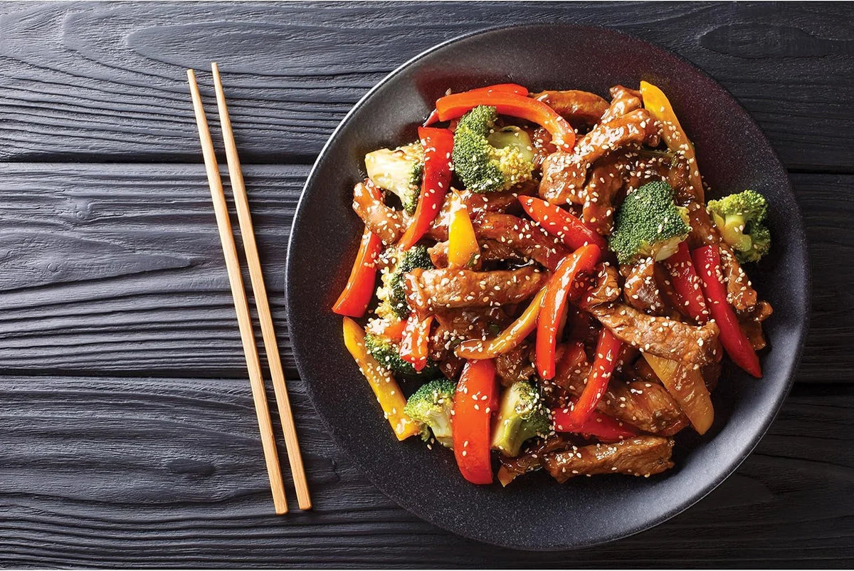 carbon-steel-mini-wok-8-inch-flat-bottom-chinese-stir-fry-pan-with-rubberwood-handle-for-single-serve-stir-fry-fried-rice-noodles-and-asian-cooking