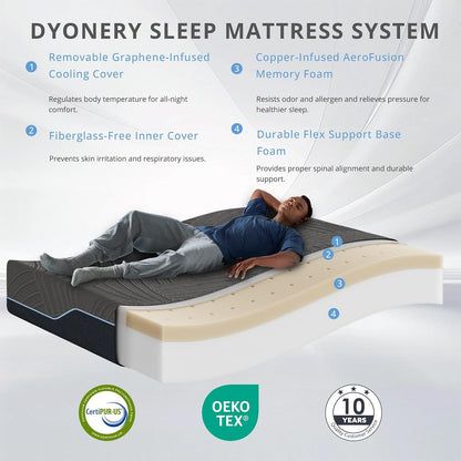 King Size Mattress 14 Inch Gel Memory Foam, Pressure Relief, Firm2