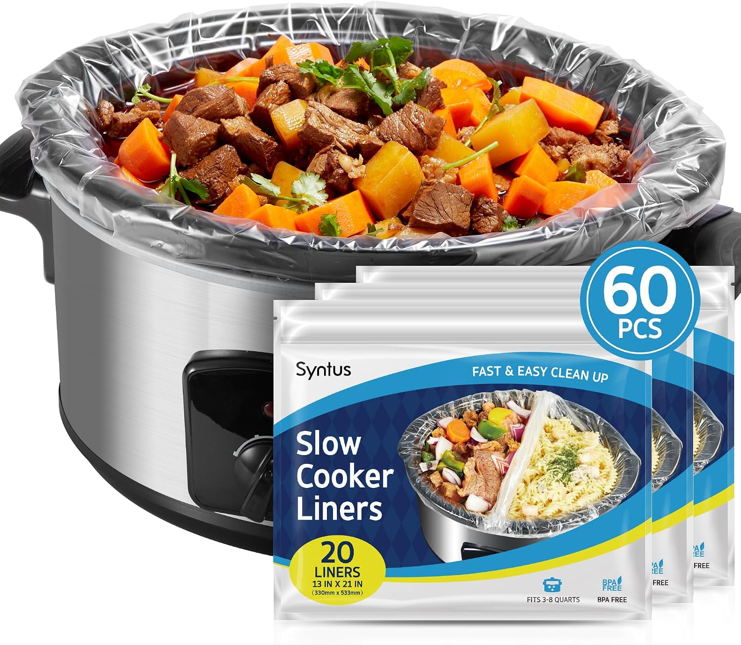 slow-cooker-liner-60-pcs-13x-21-large-size-fit-3-8-qt-pots-disposable-thick-cooking-bags-bpa-free-100-leak-proof-heat-resistant-up-to-400-f-for-round-oval-rectangular-pots