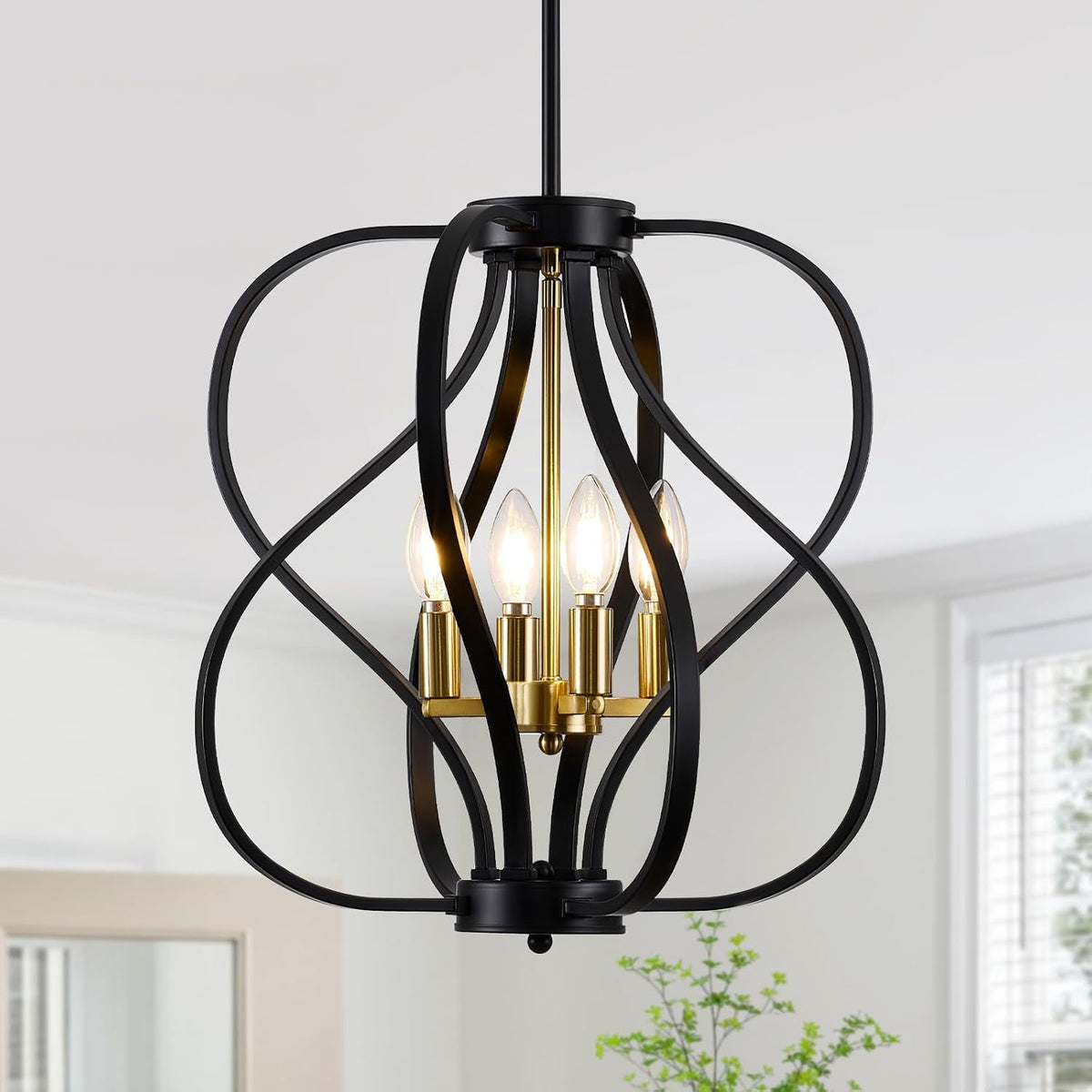 black-and-gold-chandelier-light-fixture-18-modern-farmhouse-industrial-chandelier-4-light-sphere-geometric-hanging-pendant-light-fixture-for-dining-room-entryway-hallway-living-room-kitchen-island