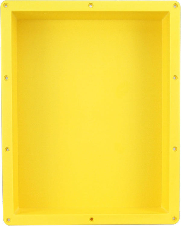 Flush Mount Ready for Tile Waterproof Leak Proof Bathroom Recessed Shower Niche Bathroom Shelf Organizer Storage for Shampoo & Toiletry Storage (16" X 20" Single Shelf)1