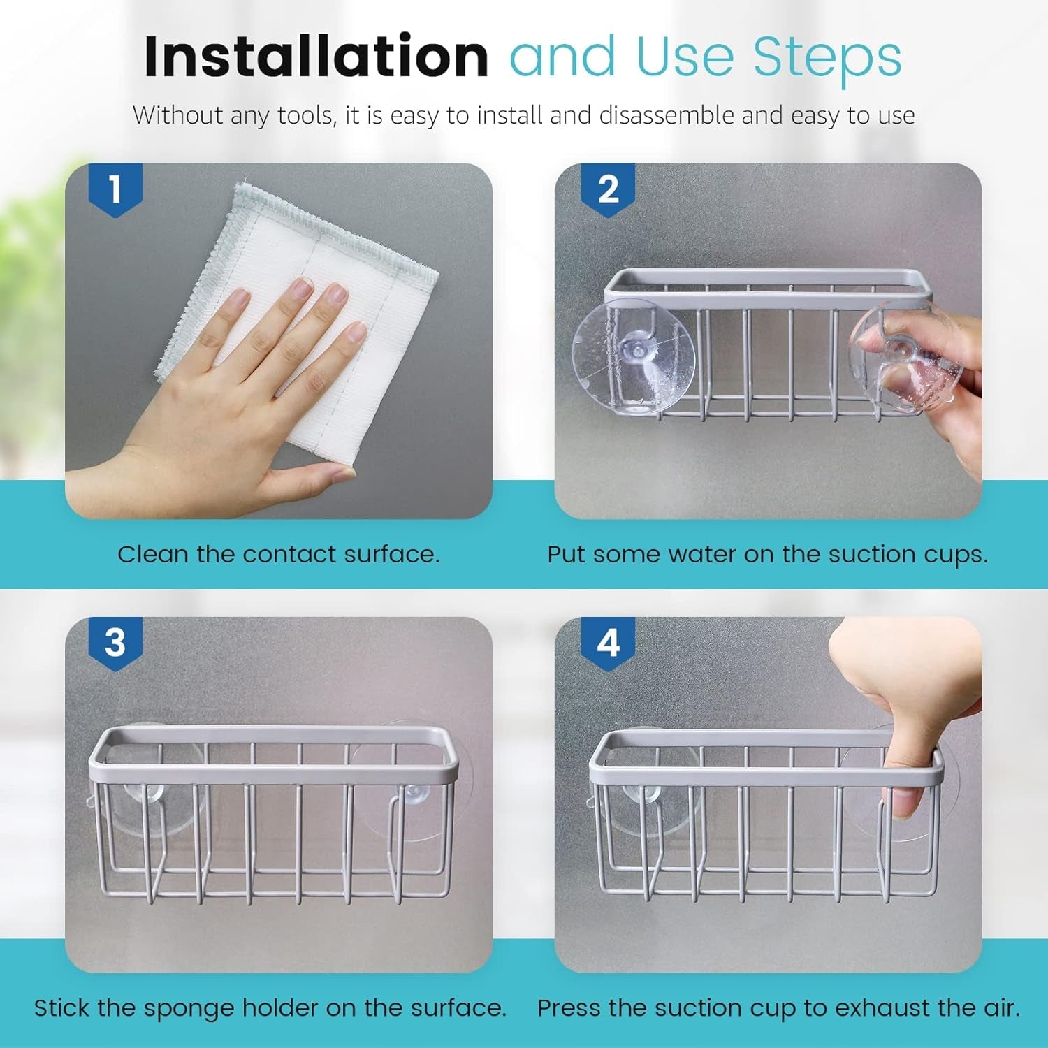 sponge-holder-for-kitchen-sink-kitchen-sink-caddy-mat-silver
