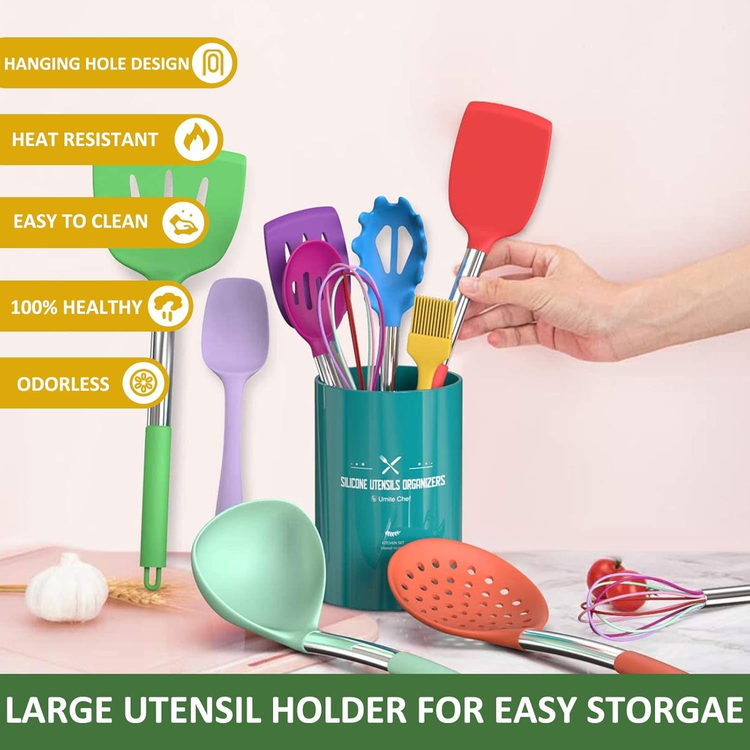 kitchen-utensils-set-15-pcs-silicone-cooking-kitchen-utensils-set-non-stick-silicone-stainless-steel-handle-turner-spatula-spoon-tongs-whisk-cookware-colorful