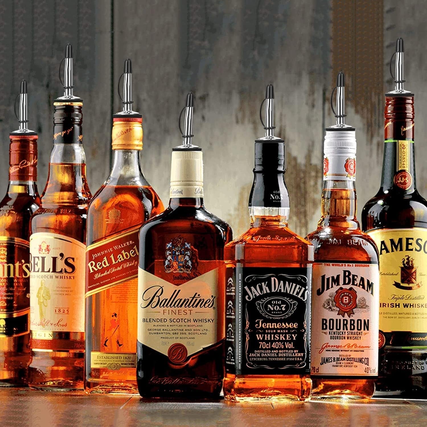 12-pack-liquor-pour-spout-with-dust-caps-bottle-pourers-for-alcohol-olive-oil-speed-pourers-bar-bartender-accessories