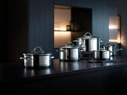 Provence plus Cromargan Pot Set, Silver, 5-Piece2