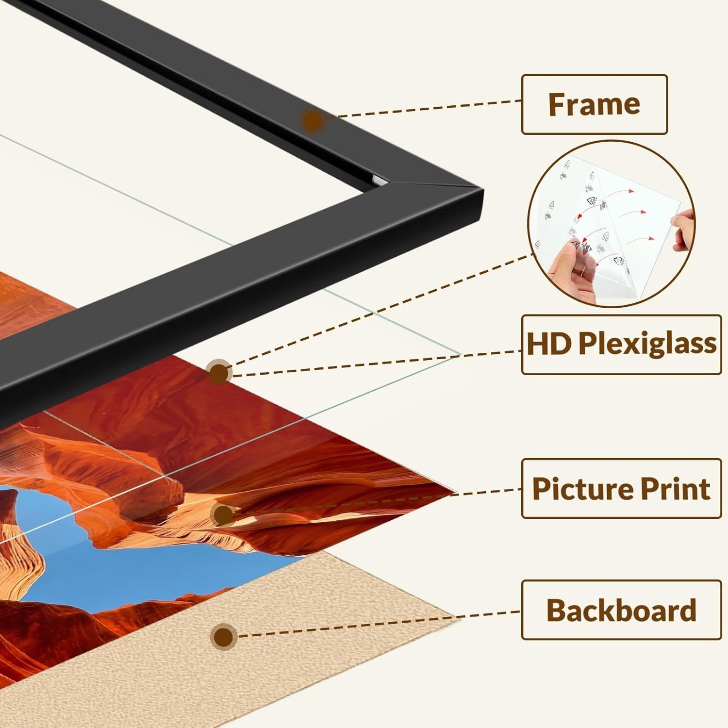 10x14-picture-frame-set-of-2-10-x-14-black-picture-frame-with-hd-plexiglas-10-by-14-poster-frame-display-frame-for-vertical-or-horizontal-presenting-spatial-aesthetics-form-light-series