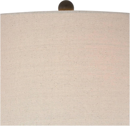 Annie 28" Tall Table Lamps Set of 2 Open Scroll Iron Bronze Brown | Traditional Farmhouse Rustic Living Room Bedroom House Bedside Nightstand Home Tapered Cream Drum Shade8