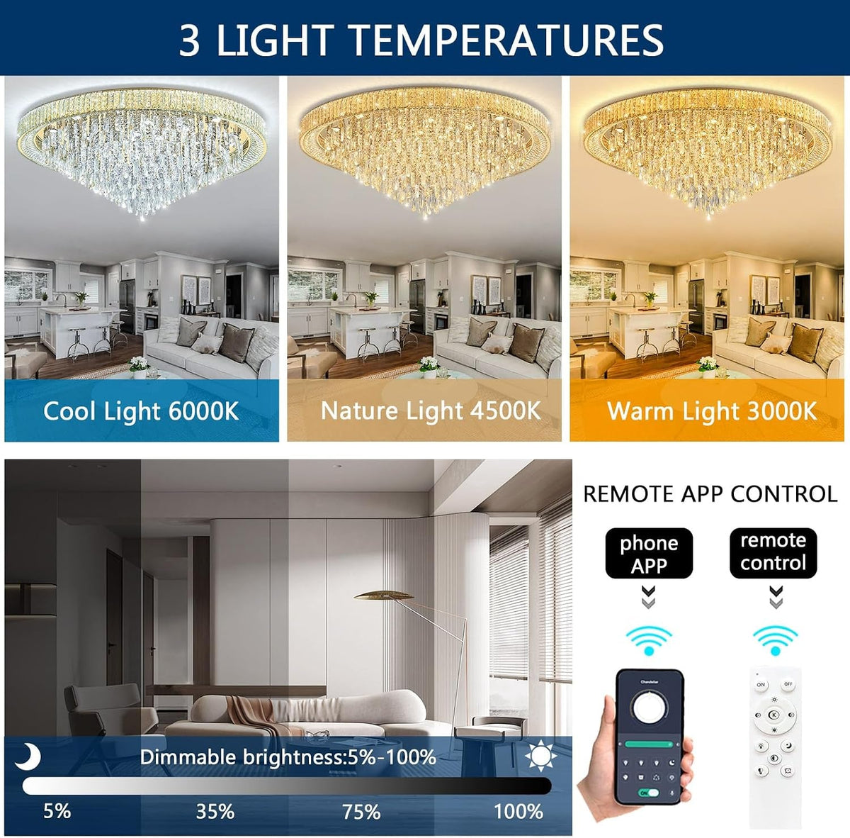 53-7-modern-crystal-big-large-chandeliers-led-dimmable-flush-mount-ceiling-chandeliers-for-living-room-high-ceiling-entrance-foyer-lobby-bedroom-gold