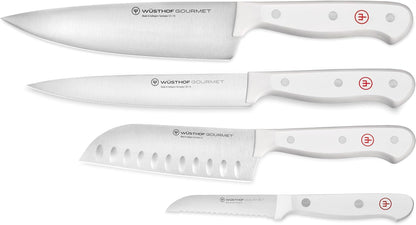 WÜSTHOF Gourmet White 4-Pc Asian Knife Set1