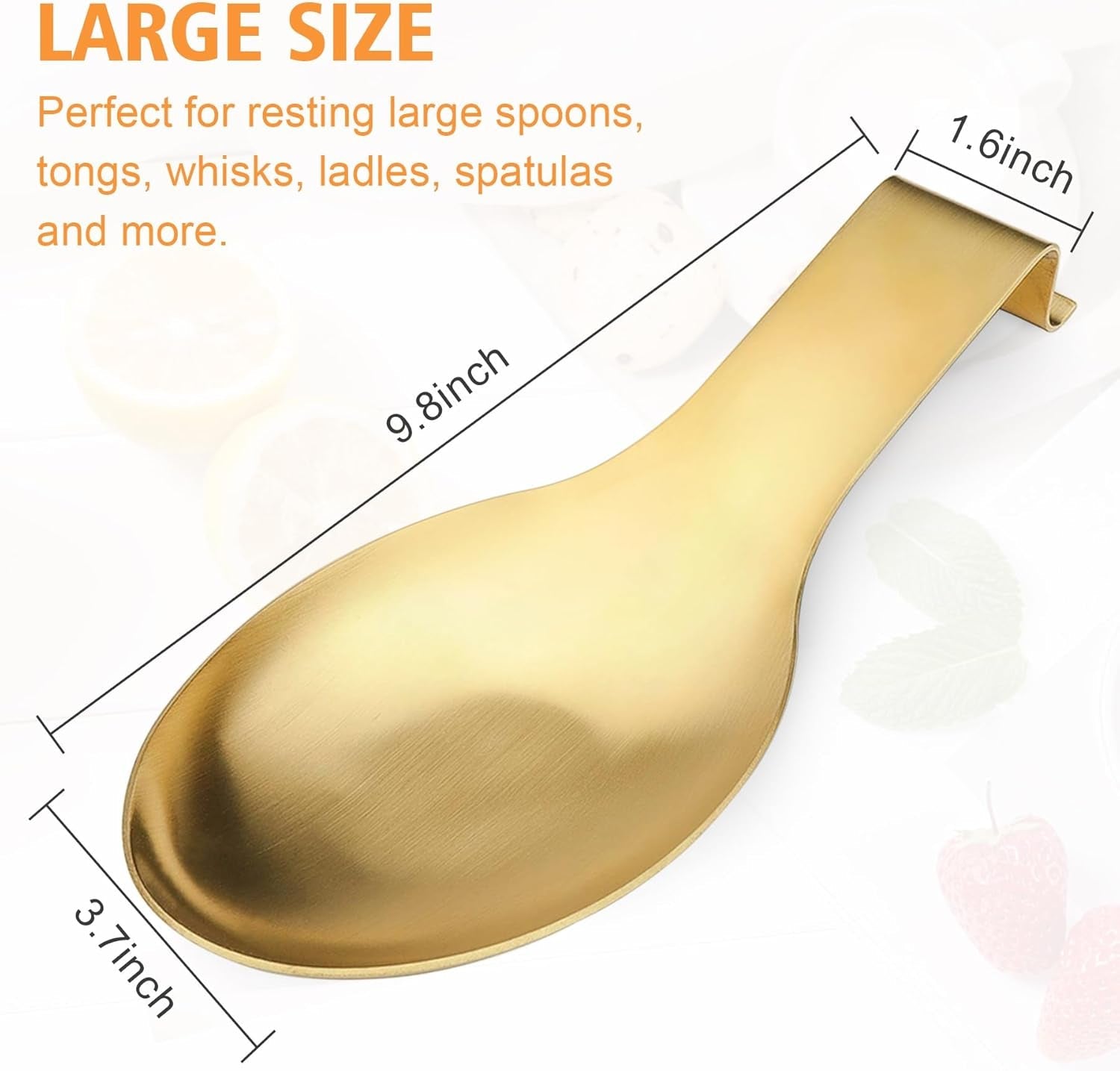 stainless-steel-spoon-rest-spatula-ladle-holder-stainless-steel-utensil-spoon-rest-holder-brushed-finish-dishwasher-safe-9-8-x-3-7-inch-gold-1pc