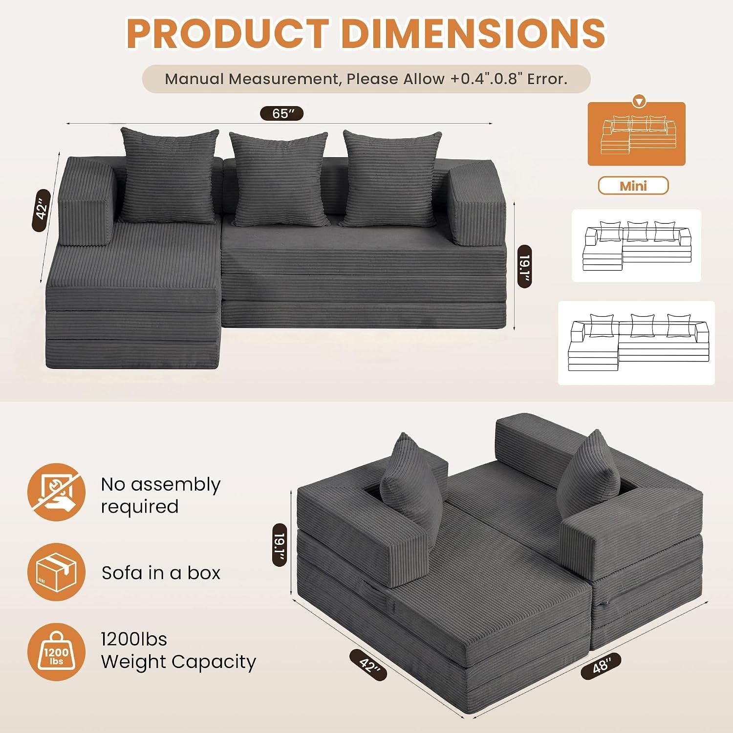 boneless-couch-small-convertible-sleeper-sofa-bed-modular-sectional-sofa-modern-tri-folding-cloud-couch-with-l-shape-chaise-corduroy-futon-couches-for-small-spaces-apartment-no-assembly
