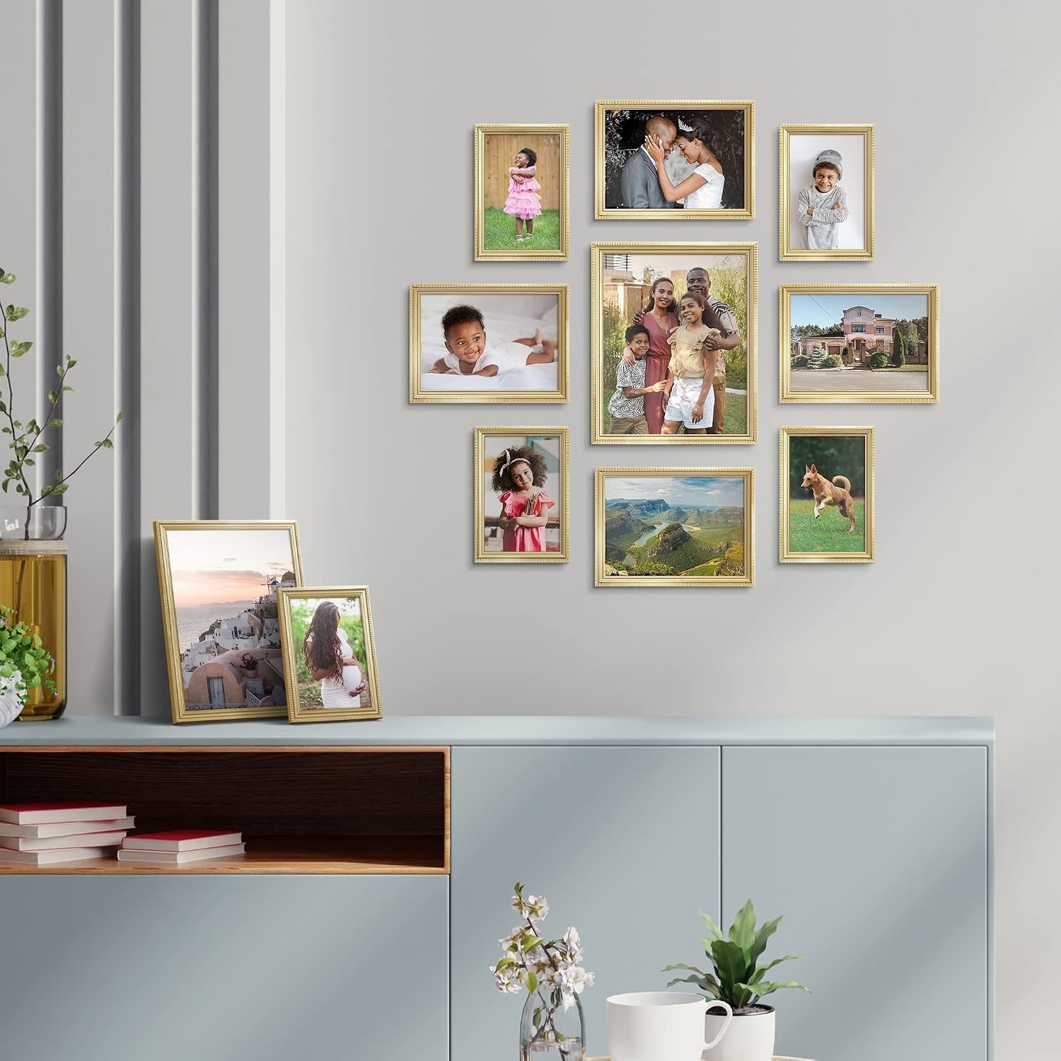 5x7-picture-frames-gold-6-pack-contemporary-inspirations