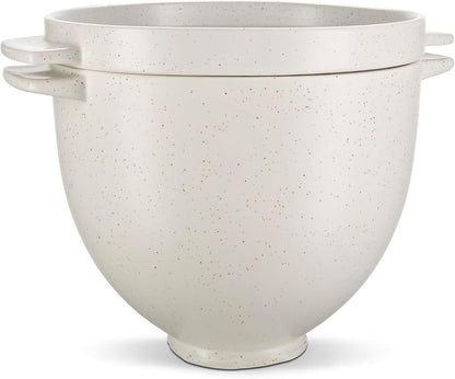 Kitchenaid 5Q Ceramic Bread Bowl with Lid, for Tilt-Head Mixers, KSM2CB5BGS1