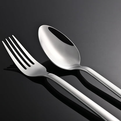 Silverware Set, 20 Piece Flatware Cutlery Set for 4, 18/10 Stainless Steel Silverware Mirror Polished Dishwasher Safe for Home, Restaurant, Wedding, Party(Silver, 20 Pieces for 4)6