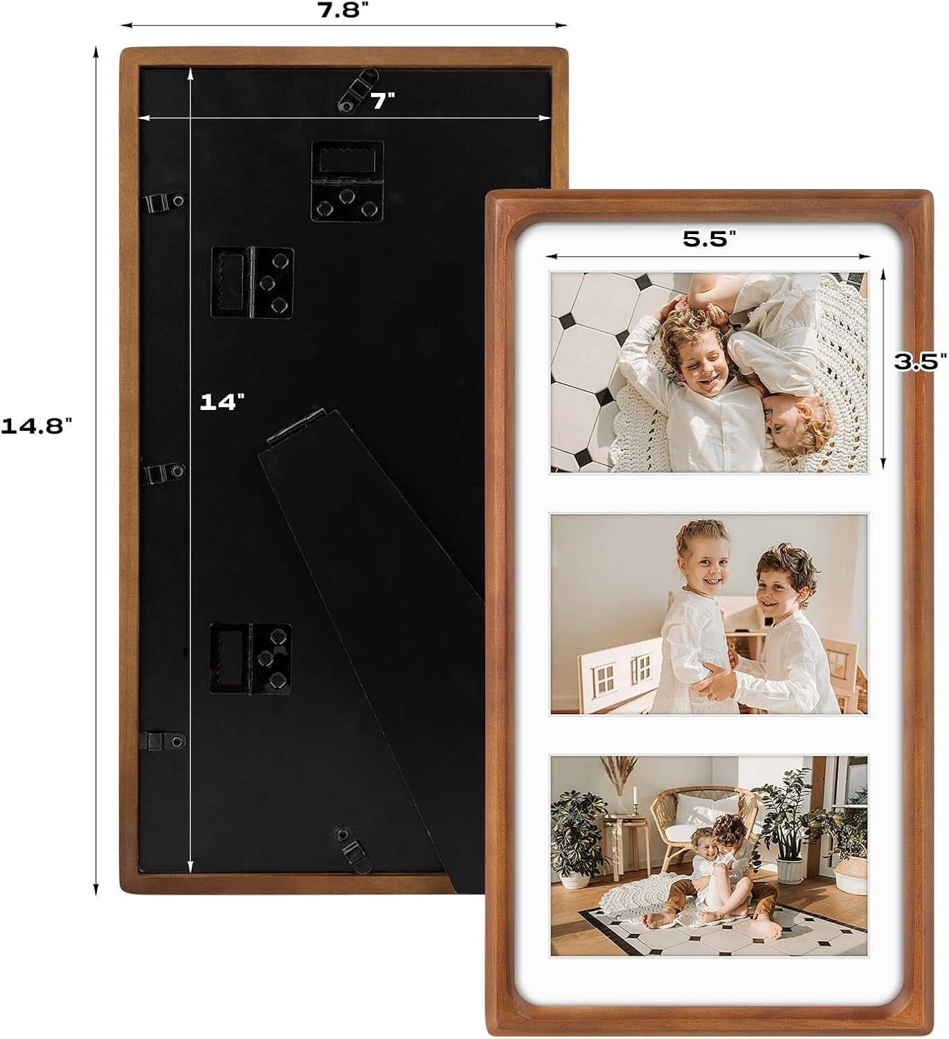 4x6-collage-picture-frame-solid-wood-real-glass-3-photos