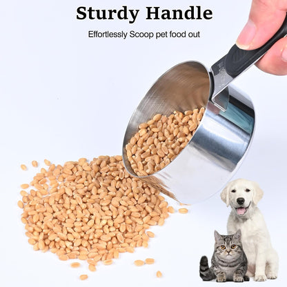 3/4 Cup Magnetic Grips Stainless Steel Measuring Cup -1PCS4