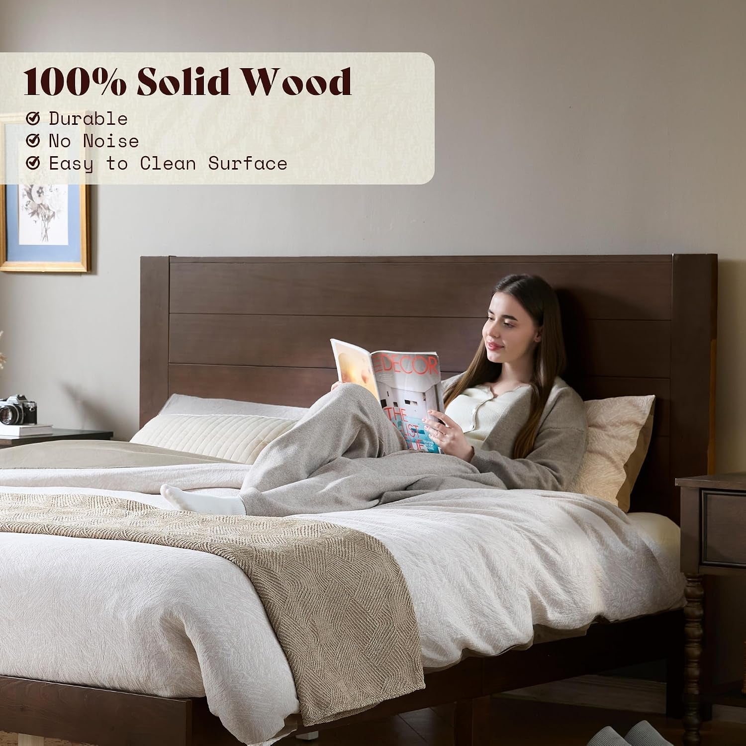 king-size-solid-wood-bed-frame-with-48-headboard-design-walnut