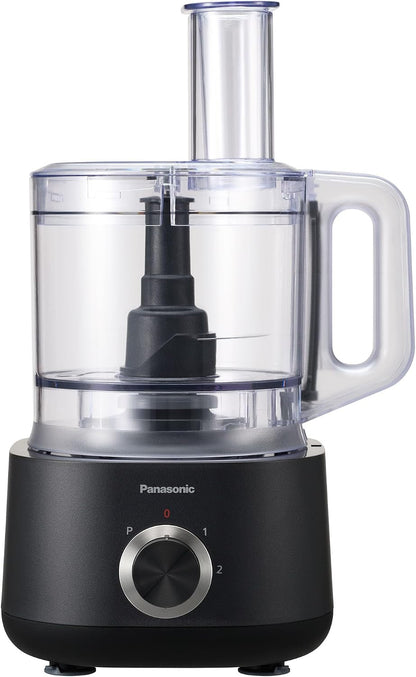 Panasonic Food Processor, Electric Vegetable Choppers for Speedy Food Prep, 5 Attachments to Shred, Whip, Mince, Chop, Grind, Shred, and Slice, 10-Cup Bowl Capacity, Small Kitchen Appliances - MK-F5111