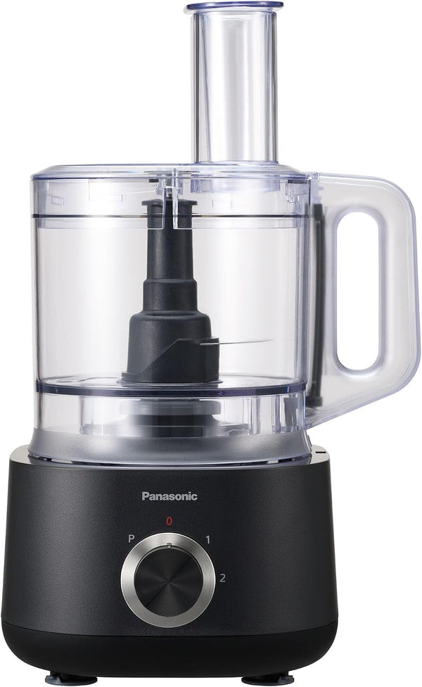 Panasonic Food Processor, Electric Vegetable Choppers for Speedy Food Prep, 5 Attachments to Shred, Whip, Mince, Chop, Grind, Shred, and Slice, 10-Cup Bowl Capacity, Small Kitchen Appliances - MK-F5111