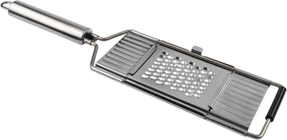 Steel Vegetable Slicer Set with Multipurpose Cheese Grater, Onion Chopper, Cabbage Cutter and Hand Peeler, 3-In-1 Compact Kitchen Tool Effortless Slicing,(4Pc)6