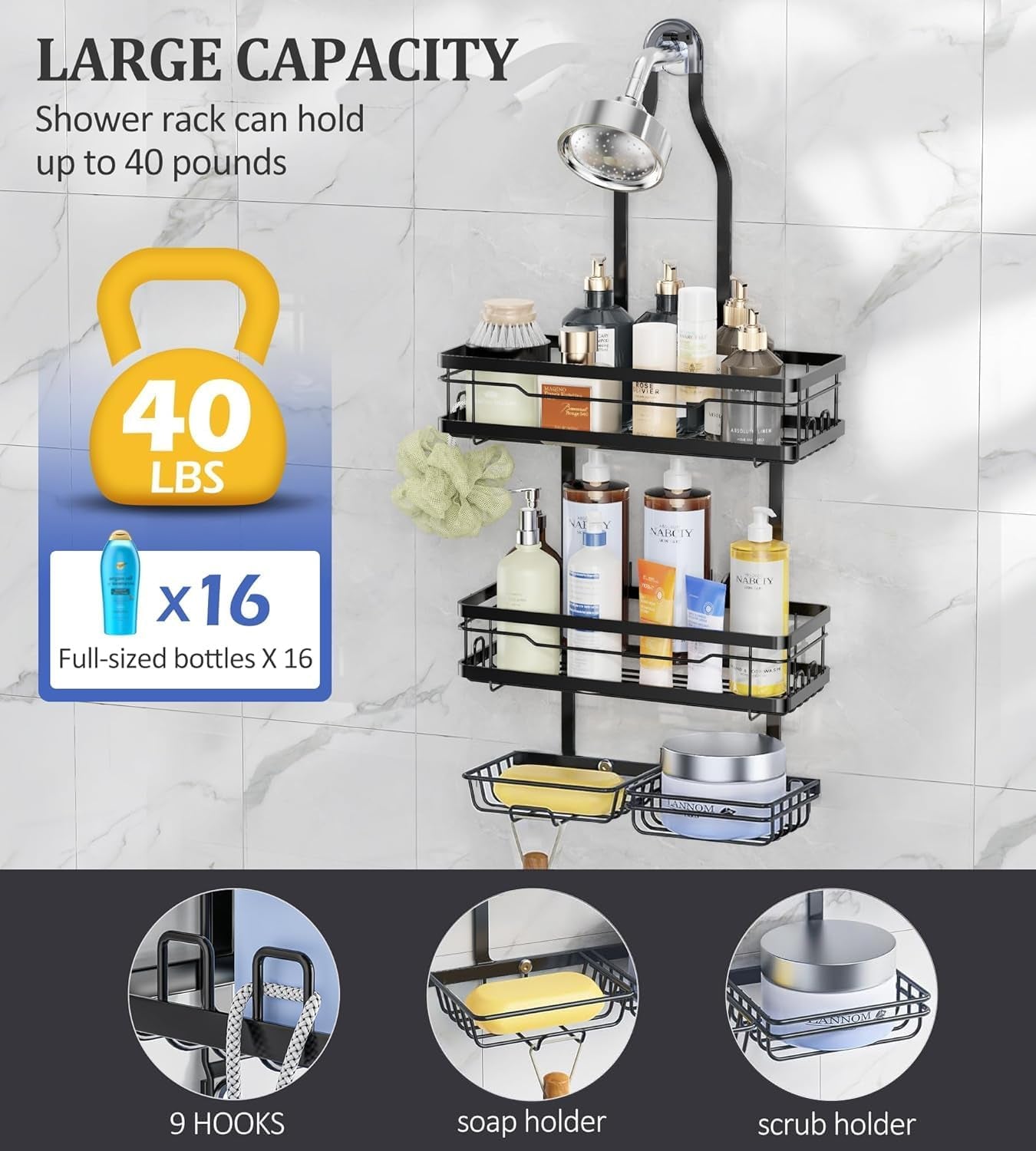shower-caddy-hanging-over-the-shower-head-rustproof-shower-organizer-hanging-with-soap-scrub-holder-non-slip-stainless-steel-bathroom-storage-rack-shelves-no-drilling-black