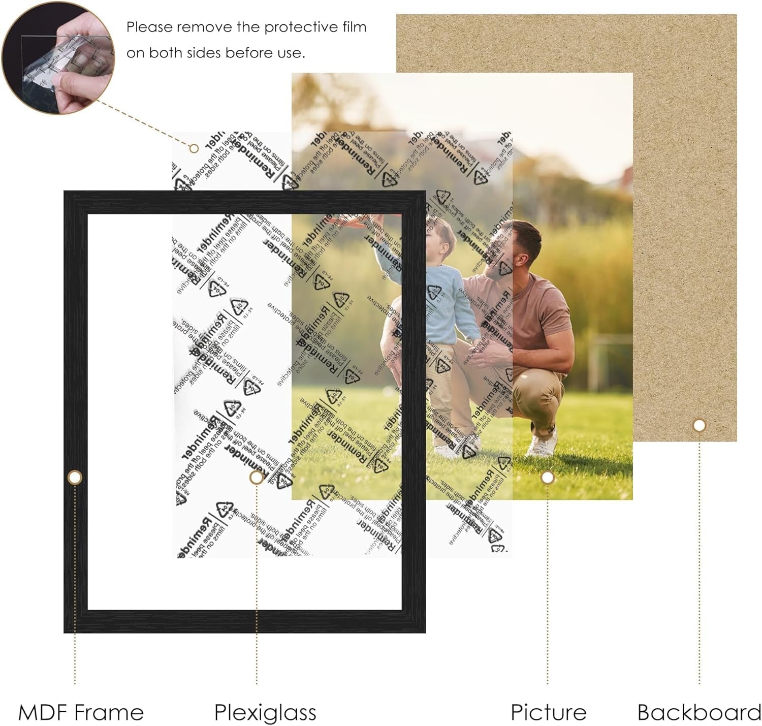 8x10-picture-frame-15-pack-black-with-polished-plexiglass