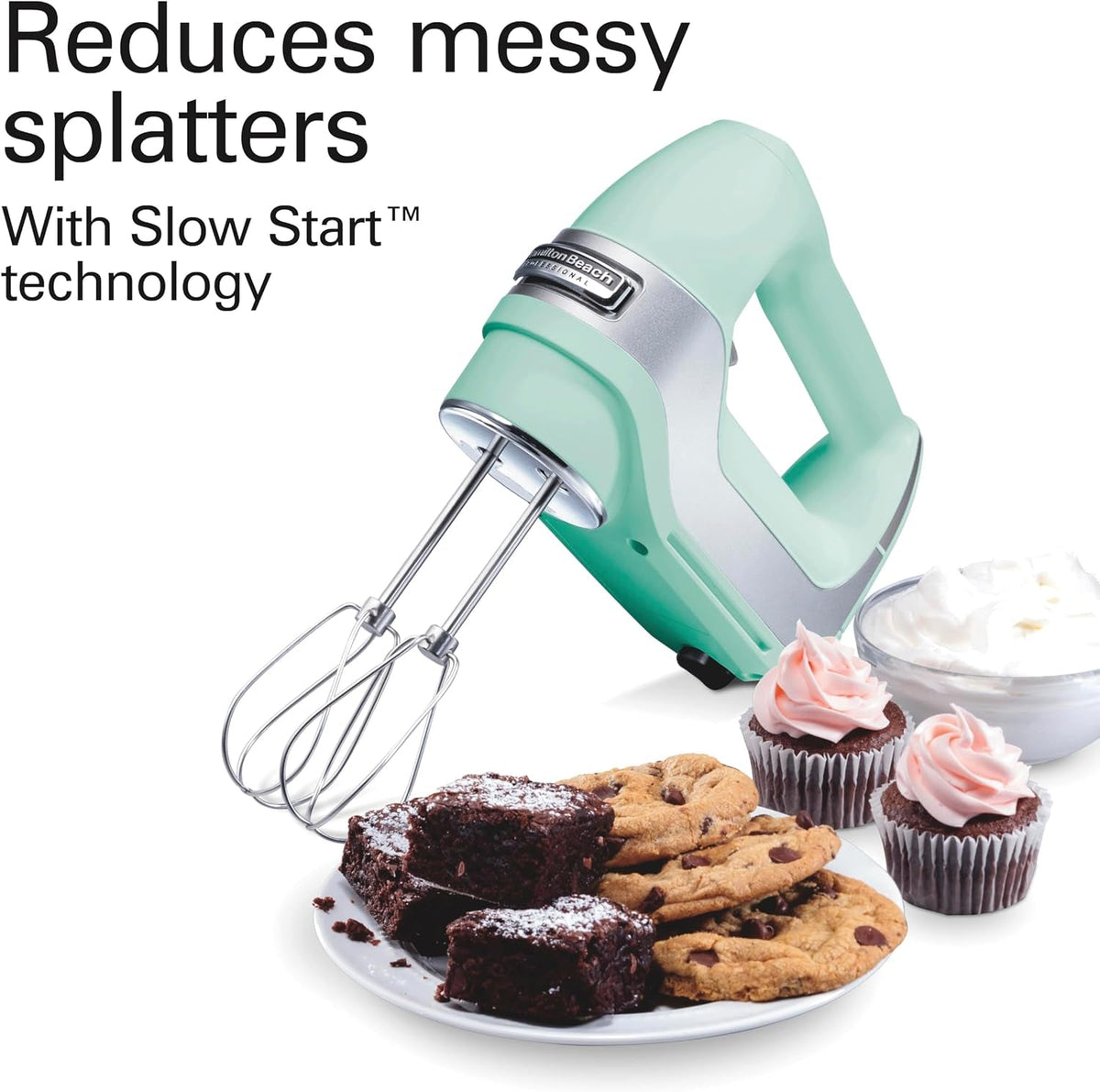 5-speed-electric-hand-mixer-with-snap-on-storage-case-quickburst-stainless-steel-twisted-wire-beaters-and-whisk-mint-62658-high-performance-dc-motor-slow-start-snap-on-storage-case-stainless-steel-beaters-whisk-mint-62658
