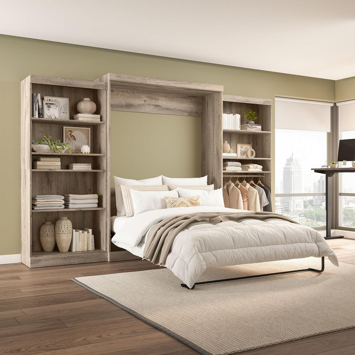 queen-murphy-bed-with-2-shelving-units-rustic-brown-pur-137w