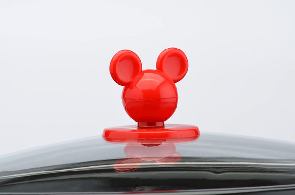 Mickey & Friends 5-Quart Slow Cooker - Food & Dip Warmer for Parties - Electric Slow Cooker with Tempered Glass Lid & Mickey Icon Handle - Kitchen Essential for Soups & Home-Cooked Meals | Electric Food & Dip Warmer with Tempered Glass Lid & Mickey Icon H5