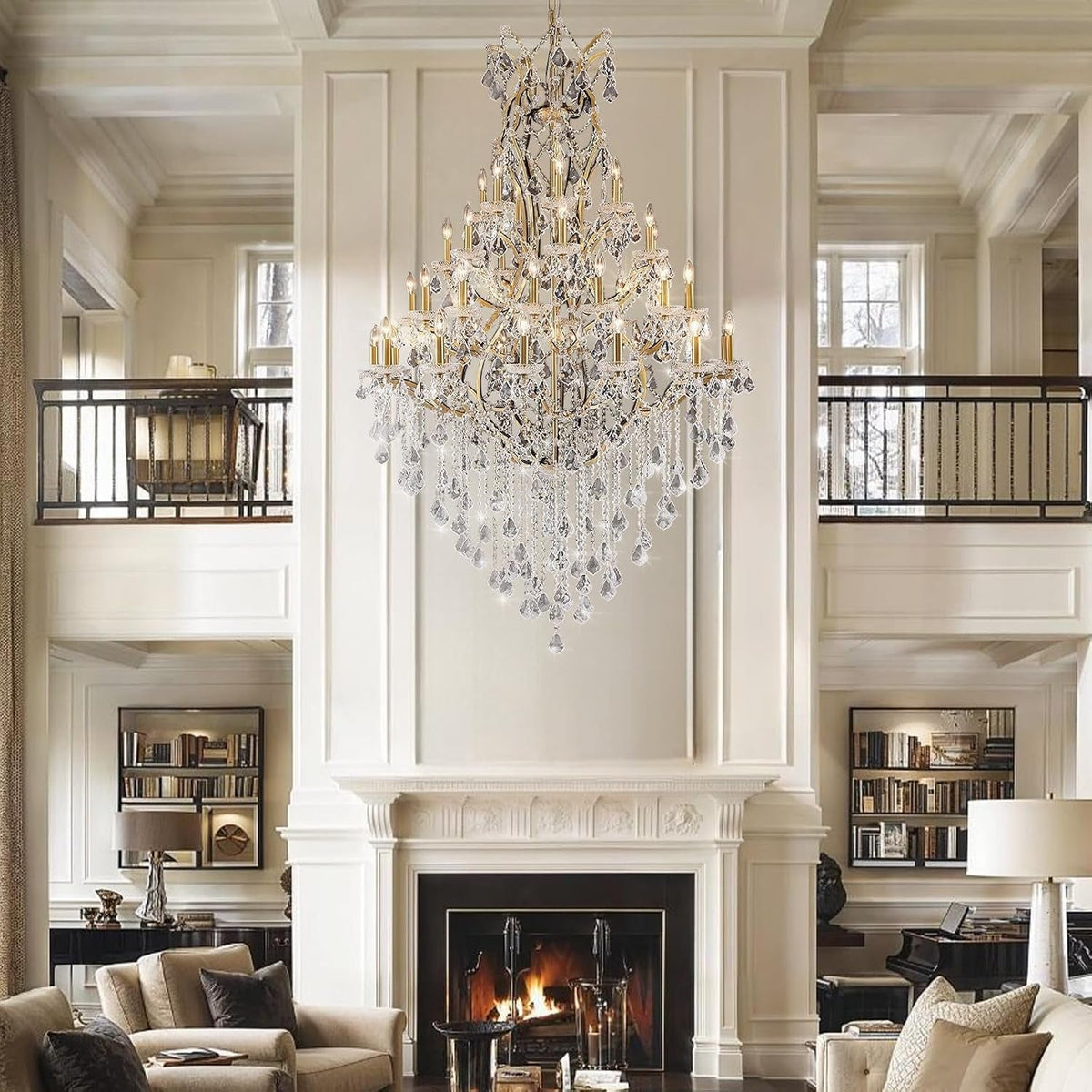 44-lights-large-crystal-chandelier-for-high-ceilings-brass-chandelier-modern-light-fixture-maria-theresa-chandeliers-for-foyer-entryway-staircase-living-lobby-h75-2-x-d49-2-included-bulbs