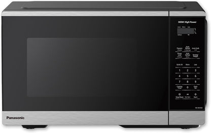 Panasonic Countertop Microwave Oven, 900W, 0.9 Cu. Ft., Sensor Cook and Reheat, 10 Power Levels, Auto Defrost, Keep Warm, Child Lock, Stainless Steel - NN-SB42QS1