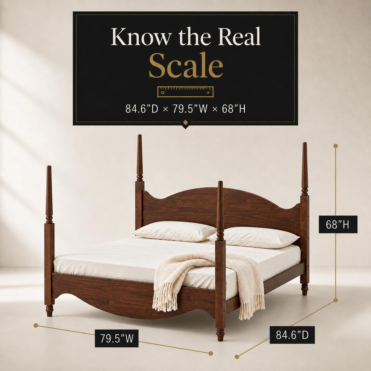 brixton-king-solid-pine-wood-four-poster-bed-arched-headboard-walnut