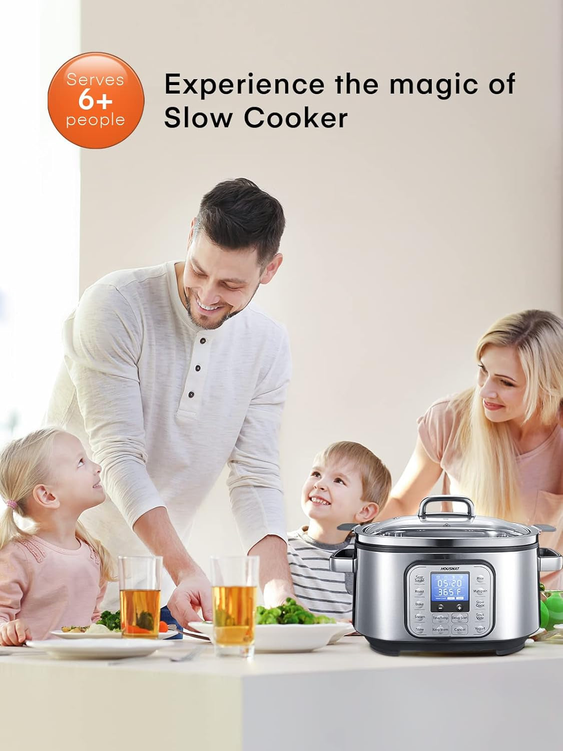 slow-cooker-6-quart-10-in-1-programmable-stainless-steel-pot-multi-cooker-with-rice-yogurt-saute-and-steam-functions-delay-start-and-adjustable-temperature