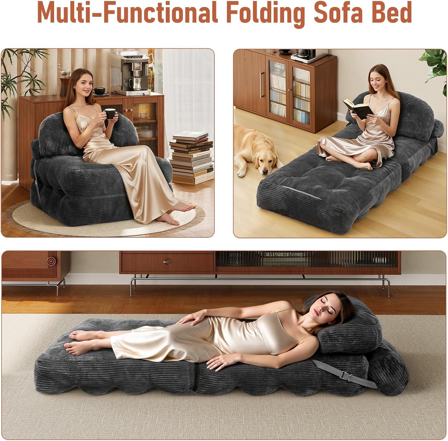 folding-sofa-bed-convertible-sleeper-chair-with-back-support-and-pillow
