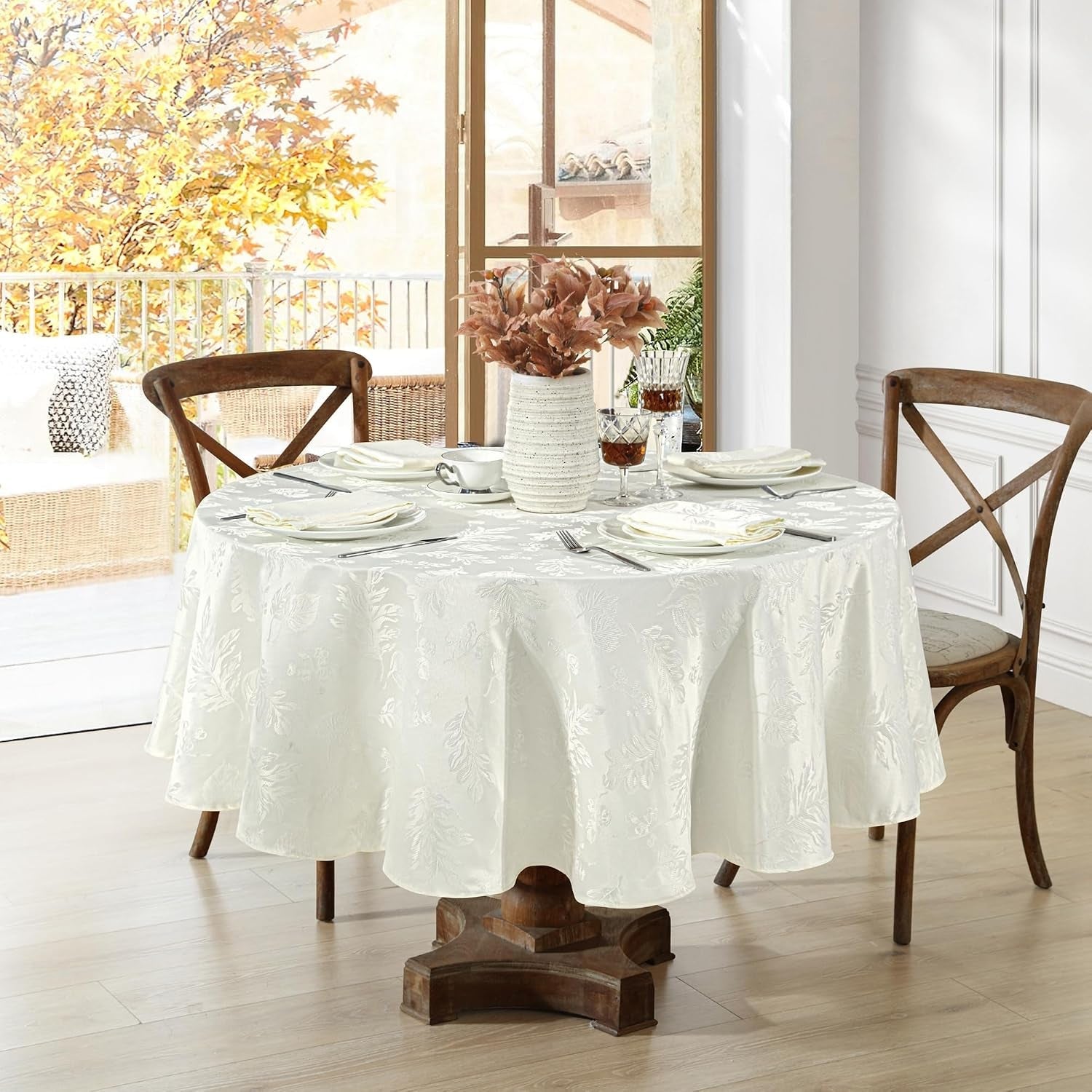 elegant-woven-leaves-jacquard-damask-tablecloth-ivory-60-w-x-84-l-oval