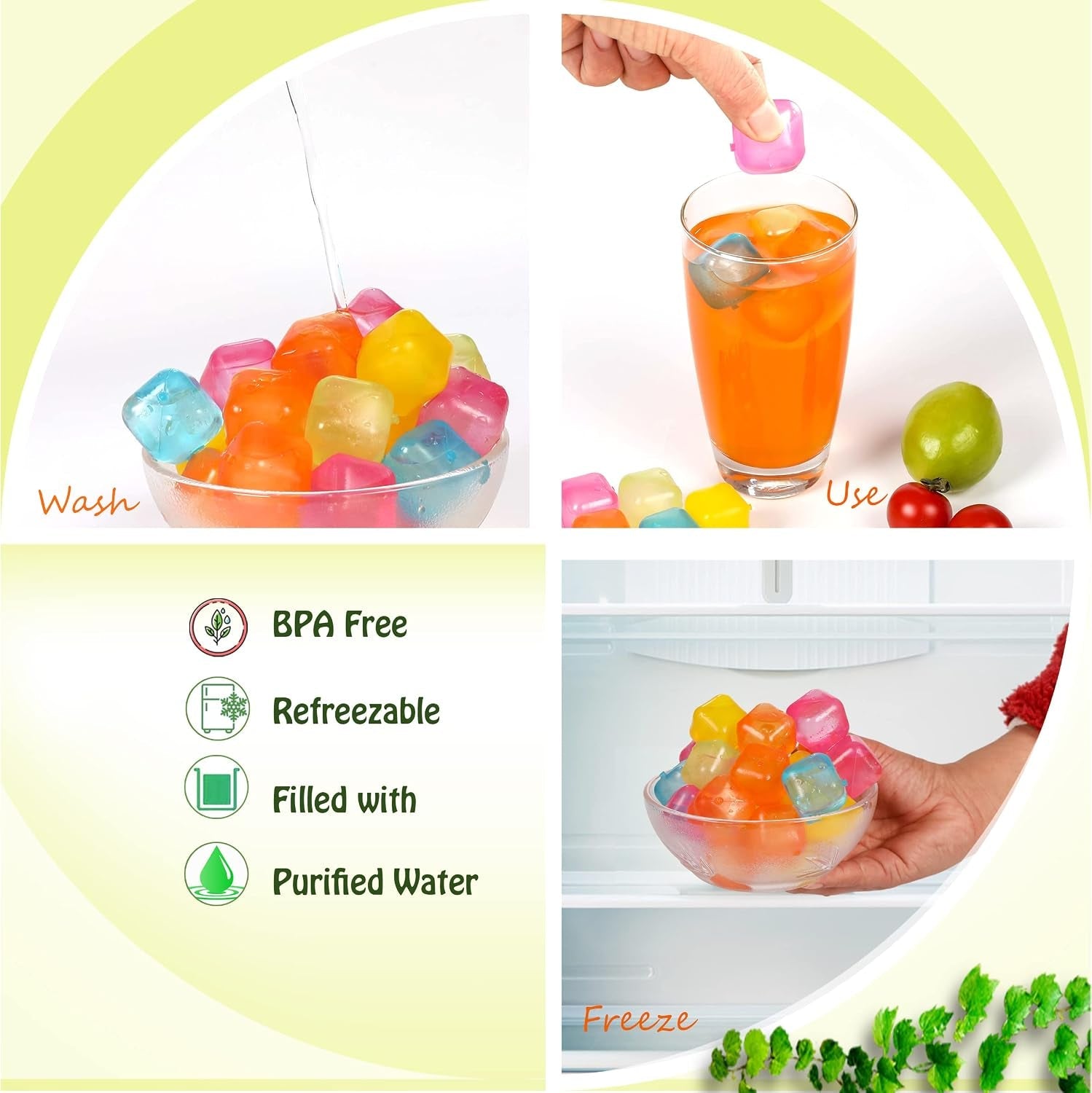 reusable-ice-cubes-25-pack-colorful-plastic-refreezable-ice-cubes-washable-non-melting-non-diluting-ice-cubes-for-drinks-whiskey-vodka-coffee-keeps-drinks-cold-without-watering-down