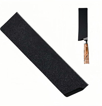 Professional 8-Inch Knife Sheath, Black ABS Plastic with Felt Lining, Waterproof Blade Guard Cover for 7-8 Inch Chef Knives, Kitchen Storage, Travel Protection1