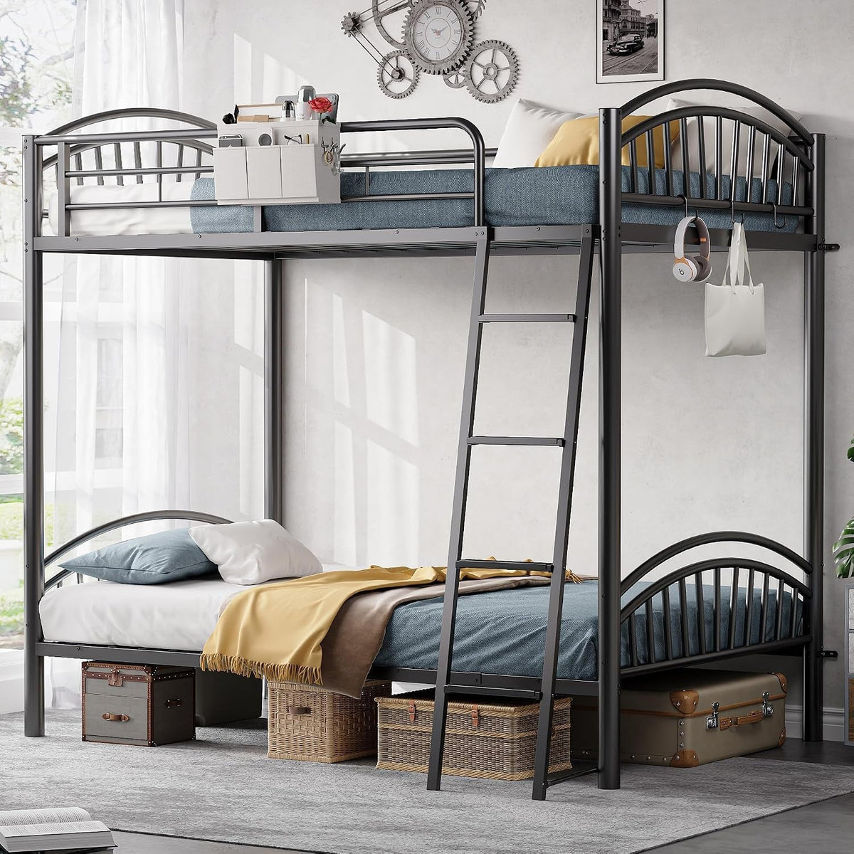 bunk-bed-twin-over-twin-metal-bunkbeds-with-bedside-caddy-convertible-ladder-flat-rungs-space-saving-loft-bed-for-adult-teen